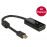 DisplayPort mini-> HDMI M / F, (HDMI-монитор) 0.20m v1.2 4K Pas, HQ, черный