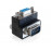 VGA HD15 M / F, 90ё вниз угловой Screw, Standart, черный