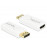 DisplayPort-> HDMI M / F, (HDMI-монитор) адаптер Gold v1.2, HQ, белый