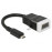 HDMI micro-> VGA HD15 M / F, 0.25m (VGA-монитор) + Audio, Standart, черный