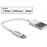 USB2.0 A-> Lightning M / M 0.15m, MFi 8pin, Standart, белый