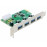 PCIe-> USB3.0 A, x4 ext + Molex4p NEC / Renesas, Standart