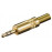 FreeEnd-> Jack 3.5mm 3pin, / M коннектор Stereo Metal Gold, HQ, золотистый