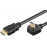 HDMI M / M 5.0m, HS + HEC + ARC D = 6.0mm 90ёвверх Gold, Standart, черный