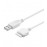 USB2.0 A-> 30pin_Apple M / M 1.2m, Silver Contact, HQ, белый