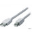 USB2.0 A-> B M / M 1.8m, AWG24 + 28 2xShielded D = 4.5mm Cu, HQ, серый