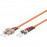 FiberOptic SC-> ST 2.0m, M = 50/125 Multimode Duplex OM2, Standart, оранжевый